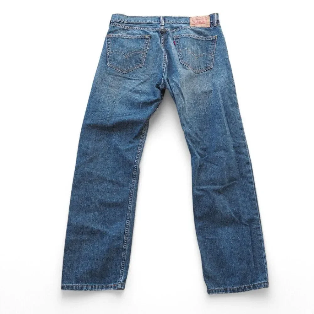 Levi Strauss & Co 505‎ Medium Wash Straight Leg Jeans WPL423 Men's 34 x 30